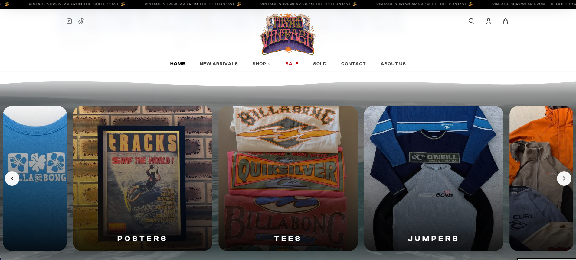 Posted Vintage (Headless Shopify) preview 2