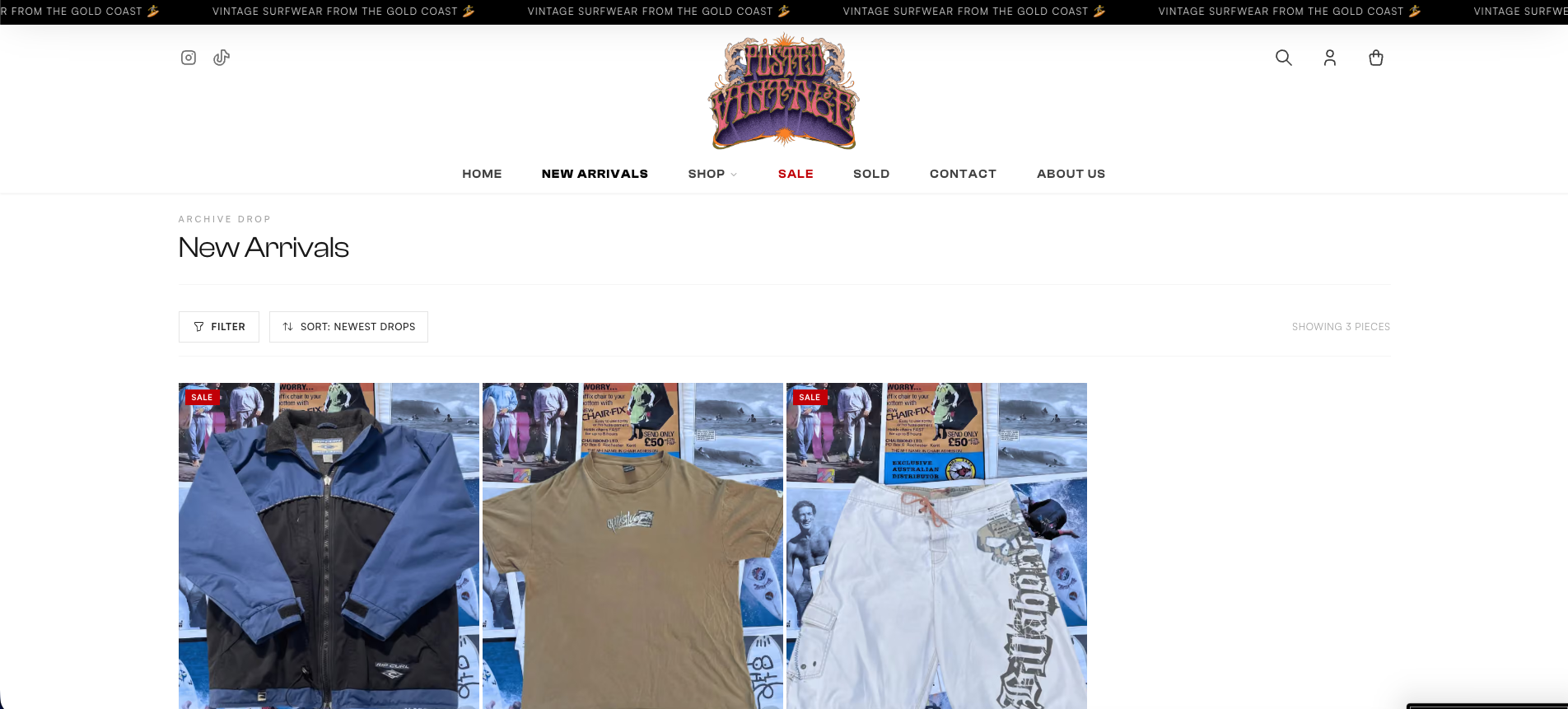 Posted Vintage (Headless Shopify) preview 5