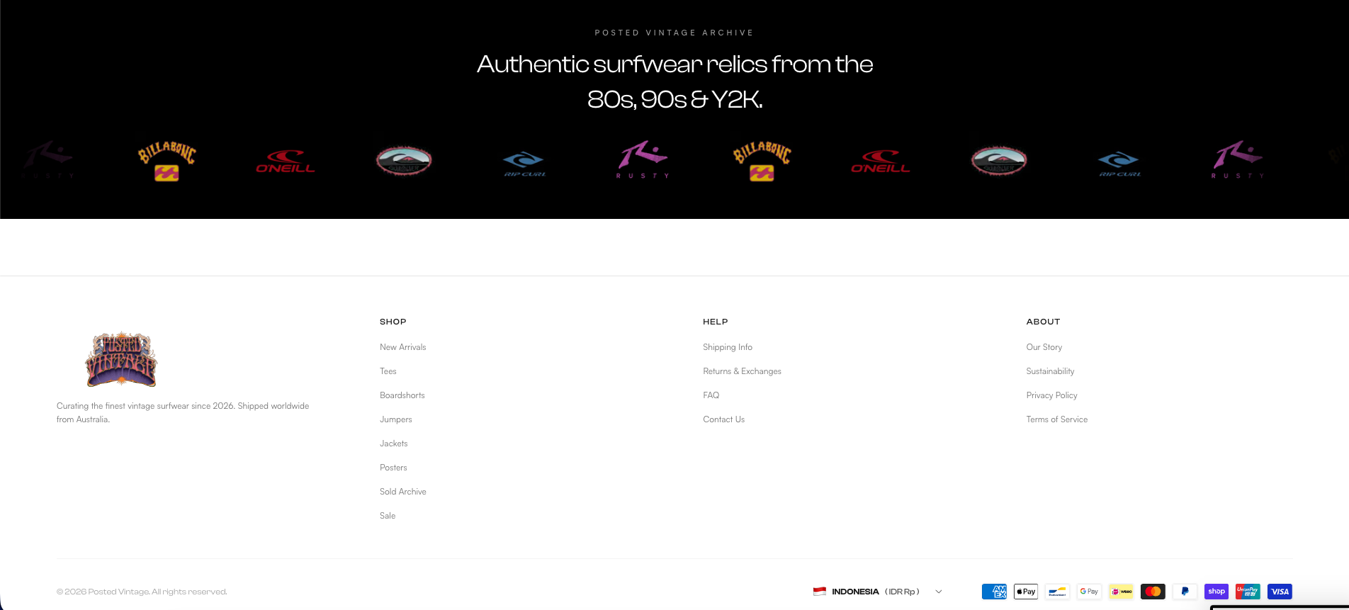 Posted Vintage (Headless Shopify) preview 4