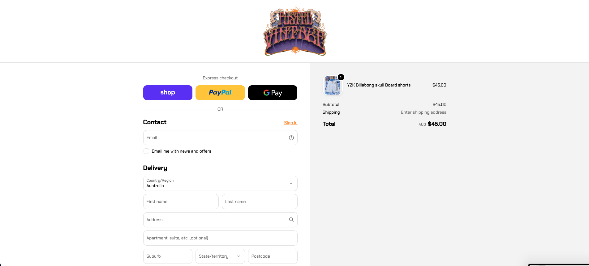 Posted Vintage (Headless Shopify) preview 7